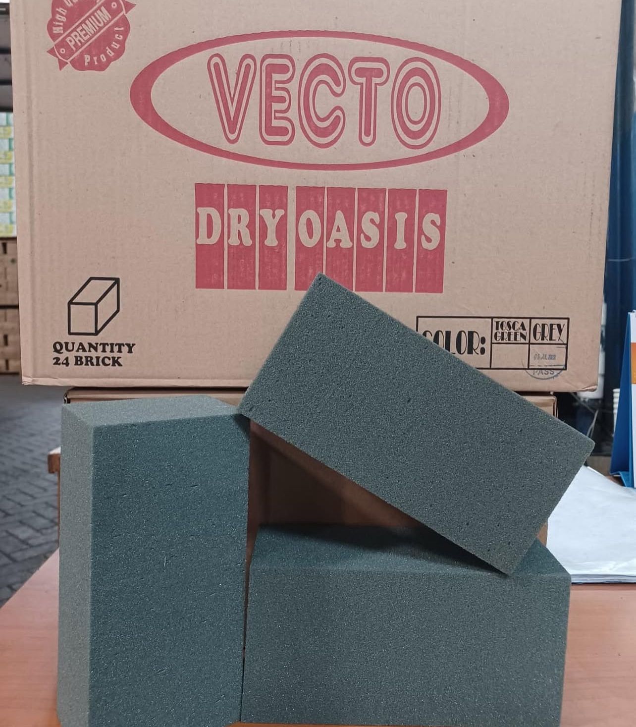 VECTO Dry Floral Foam Oasis Kering Busa Bunga Besar MURAH