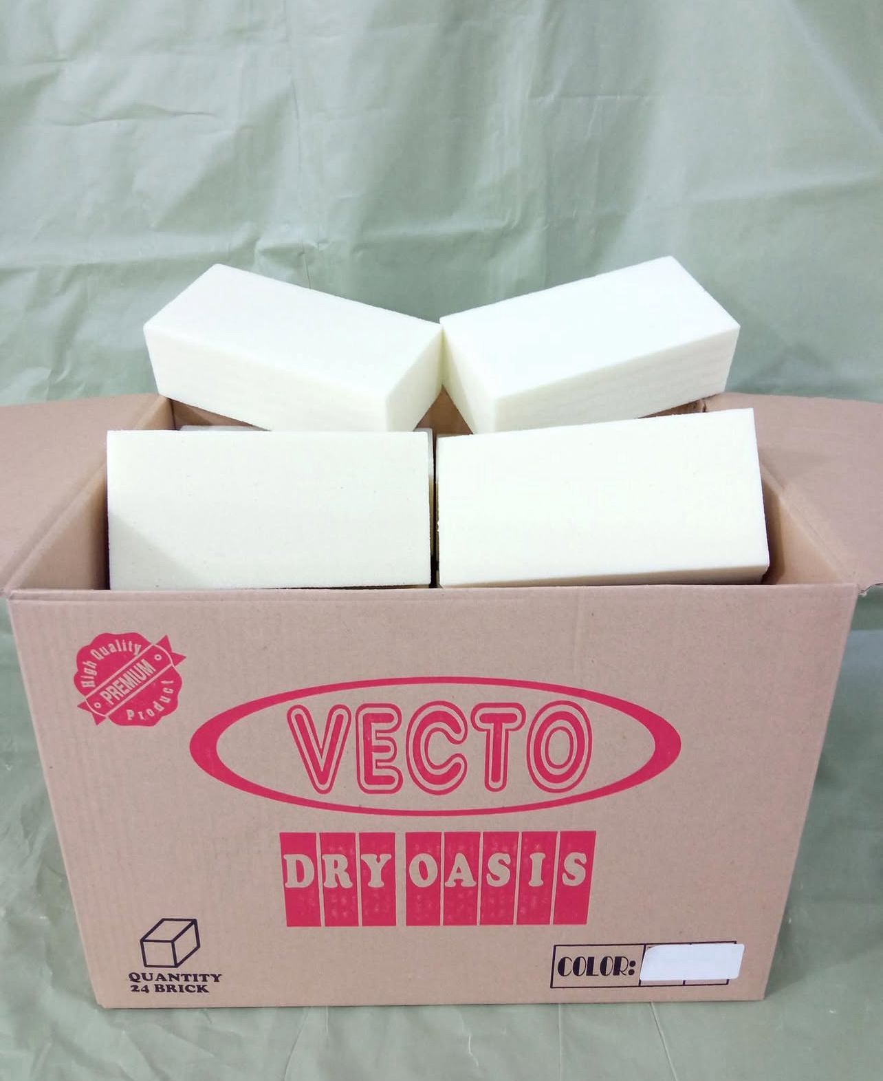 VECTO Dry Floral Foam Oasis Kering Busa Bunga Besar MURAH