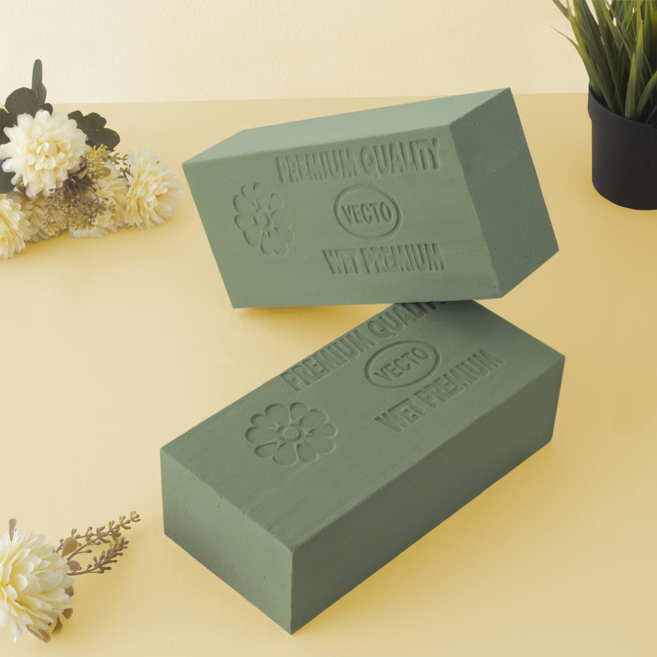 VECTO Wet Floral Foam Oasis Basah Busa Bunga PREMIUM