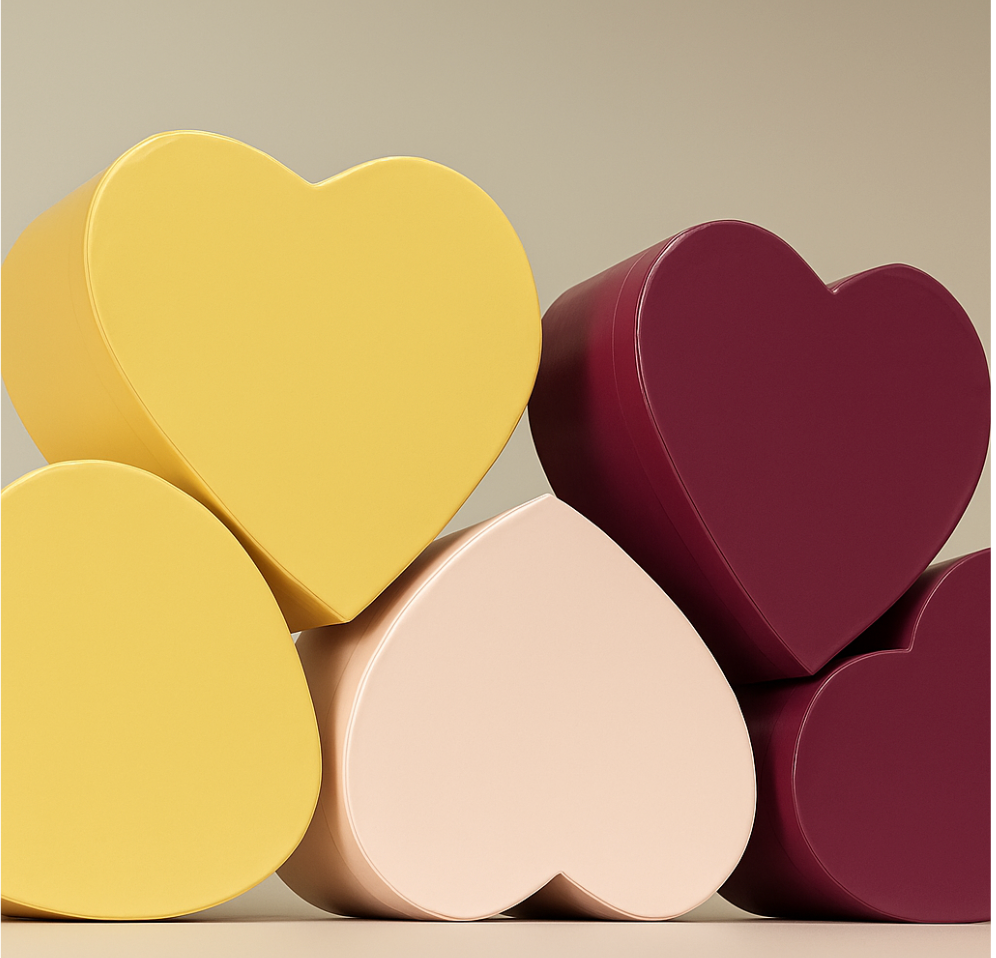 Box Bunga Bloombox Heart-Shaped (Bentuk Hati)